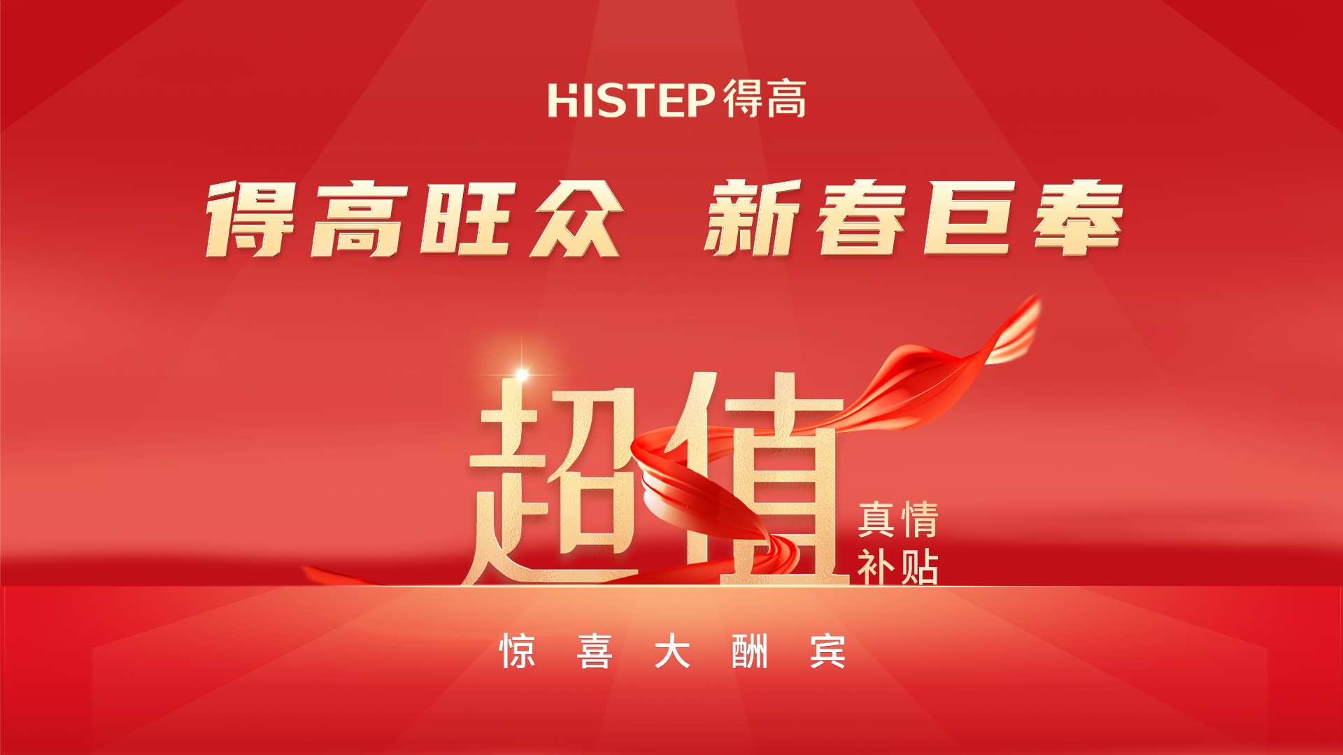 得高旺眾，新春巨奉|真情超值補貼，驚喜大酬賓！